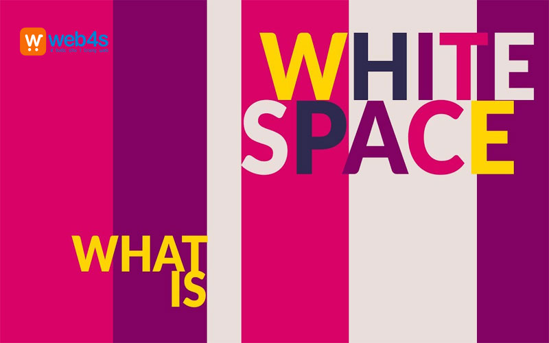 khoảng trắng trong thiết kế website